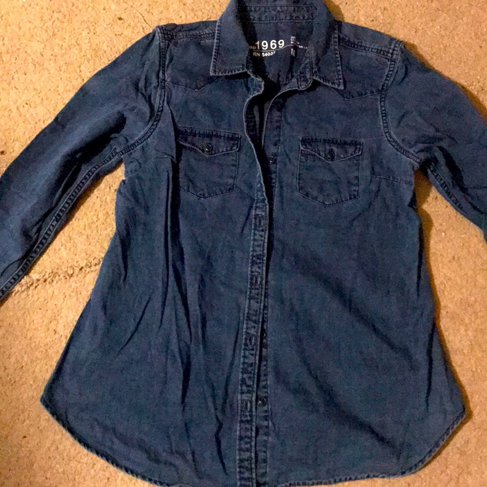 Jean blouse